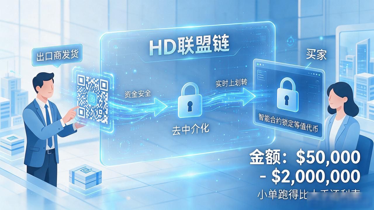 HD联盟链 数字货币结算 跨境贸易融资_数字货币HD联盟链