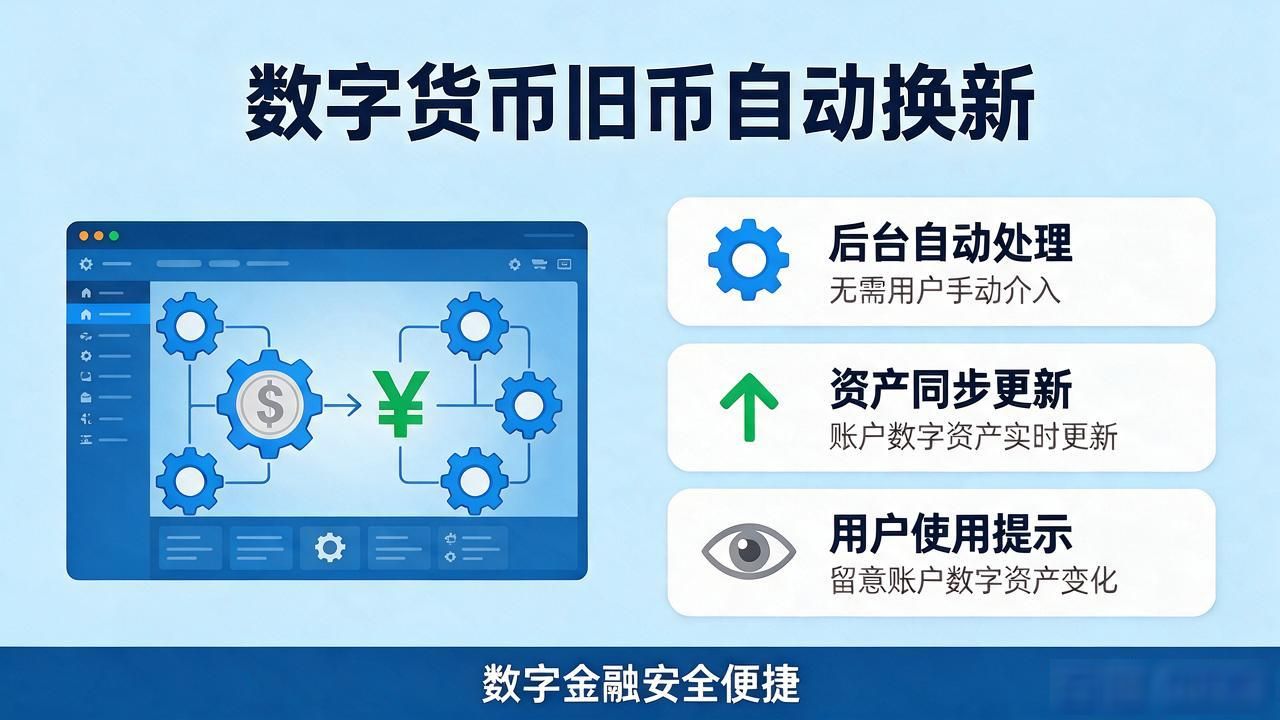 央行数字货币兑换政策_数字货币发行旧币_数字货币旧币处理方式