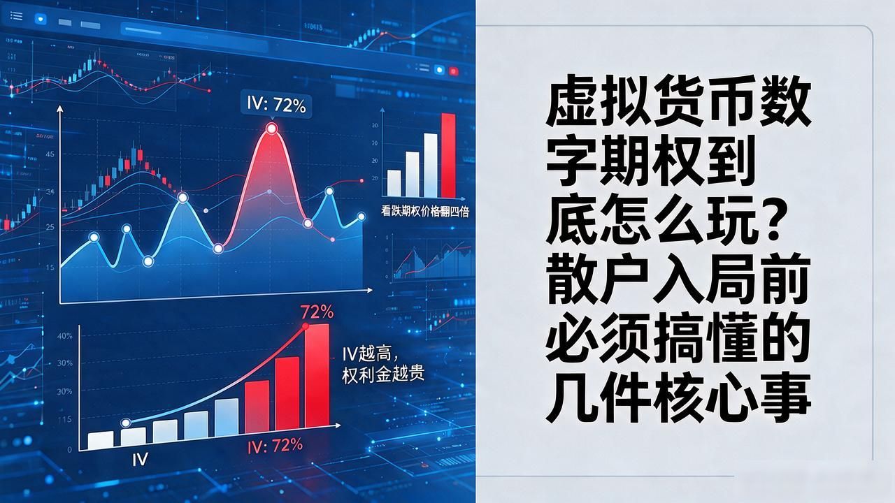 虚拟货币数字期权交易技巧_虚拟货币数字期权_隐含波动率IV对期权价格影响