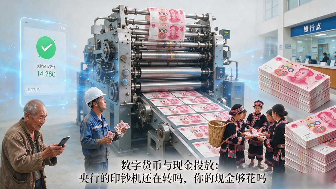 数字货币与现金投放_数字人民币试点_央行现金投放逻辑重写