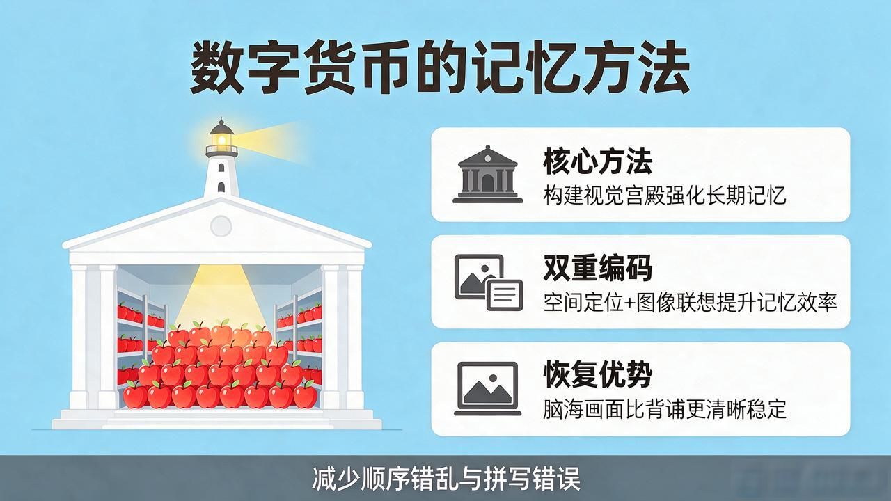 助记词短语安全手段_数字货币的记忆方法_自托管资产哈希字符串记忆困难