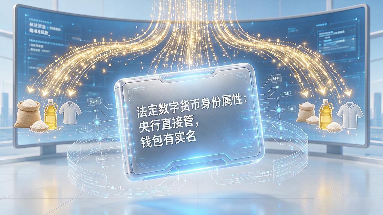 数字人民币中央银行发行_数字钱包实名身份_法定数字货币身份属性