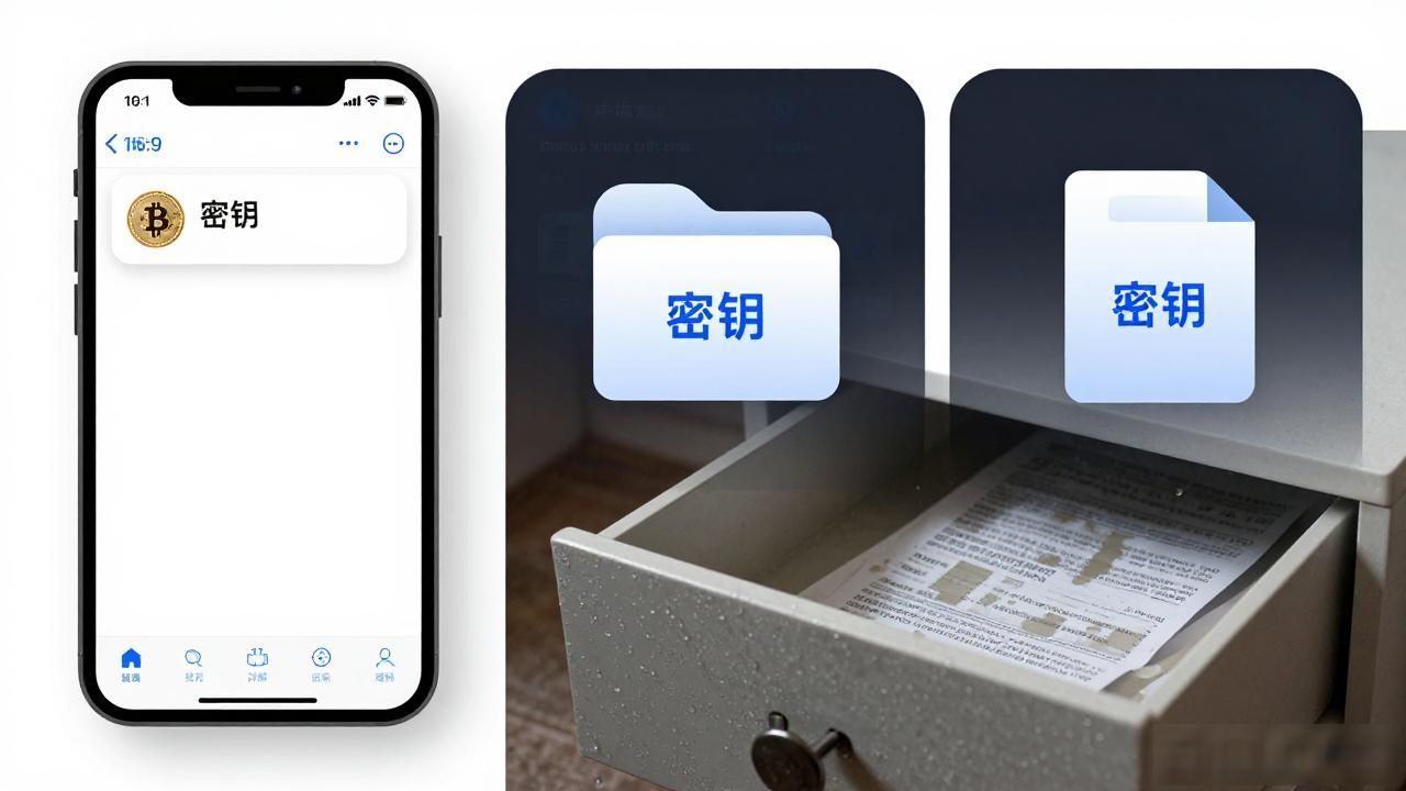 密钥丢失风险_私钥助记词存储方法_数字货币密钥做图片