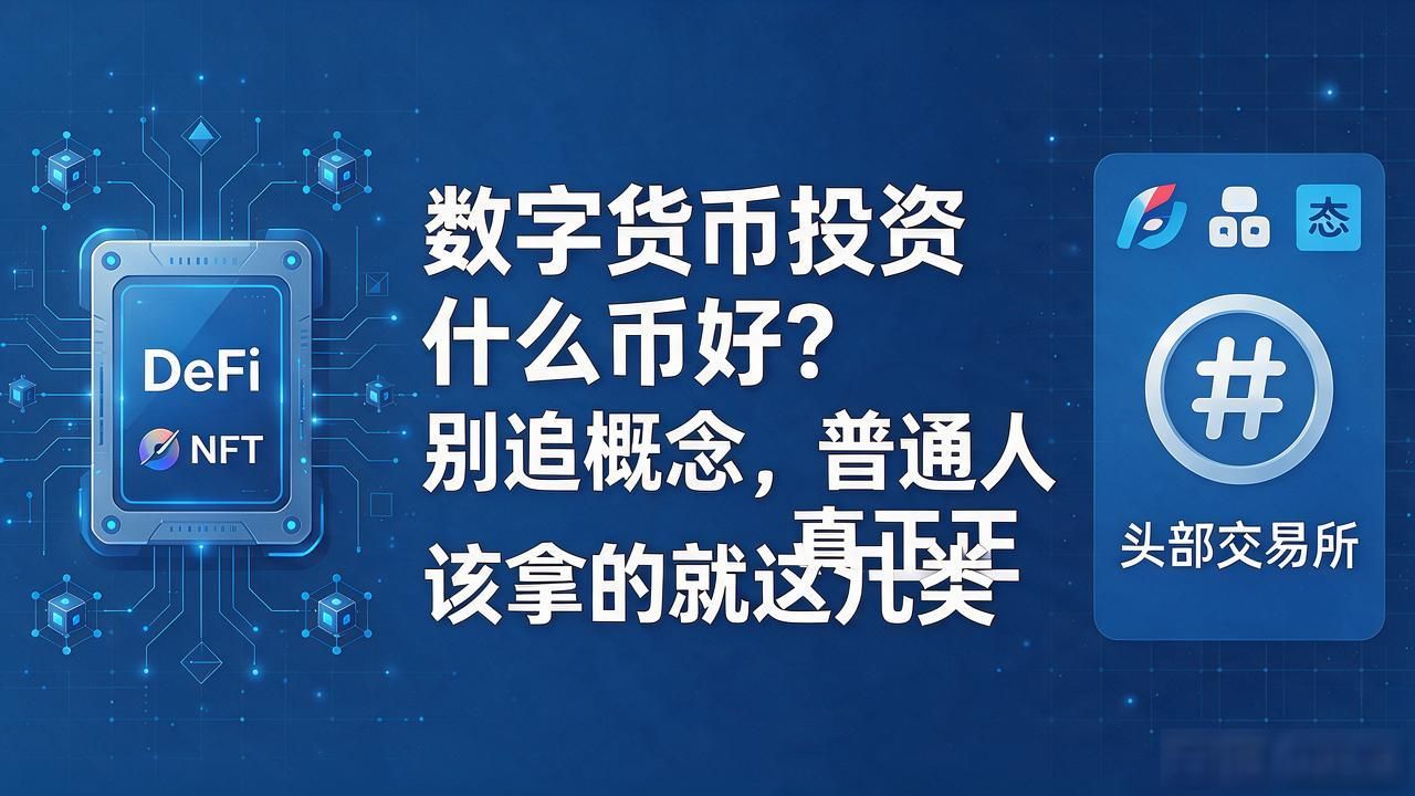 数字货币投资什么币好_普通人买什么币好_数字货币投资避坑指南