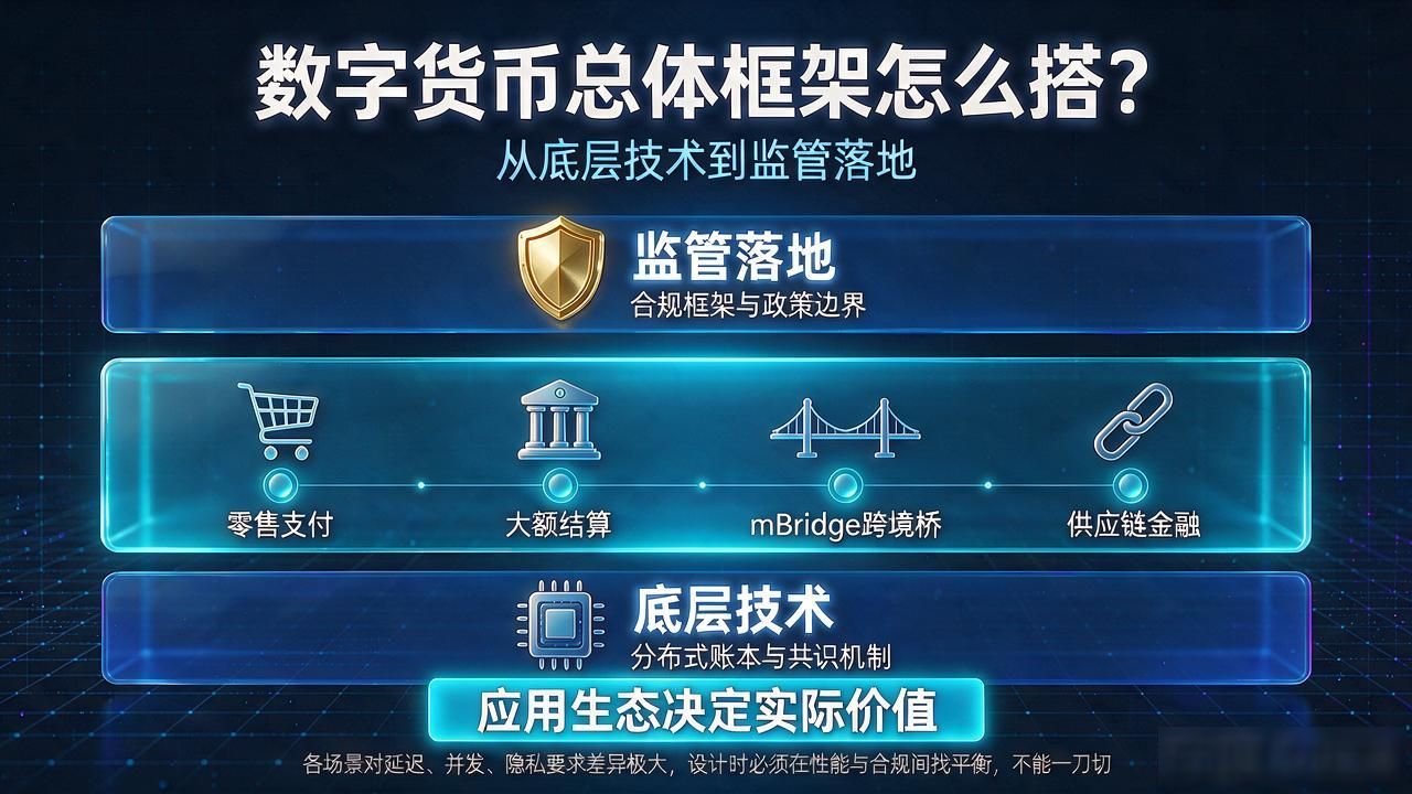 数字货币框架设计_分布式账本技术体系_数字货币总体框架
