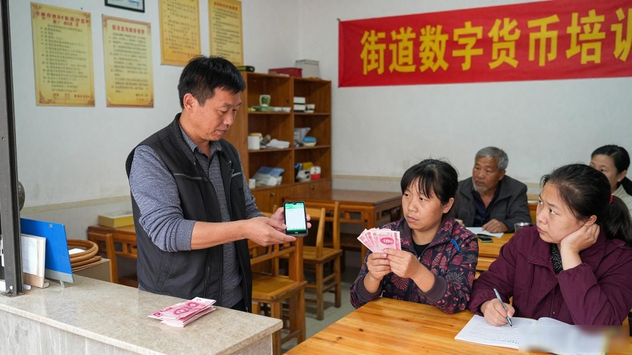 数字货币推广 县城老街 杂货铺_数字货币全国推广