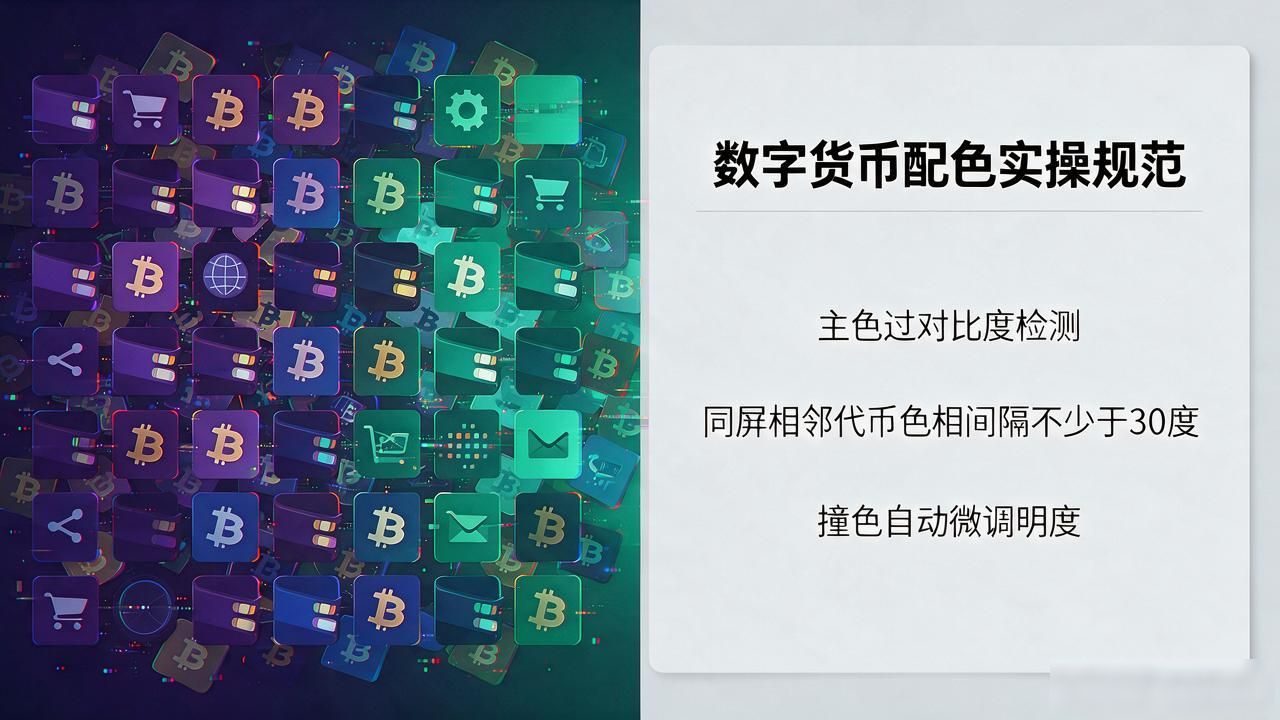 统一数字货币颜色_DeFi资产分类色域设计_数字货币钱包代币图标配色规范
