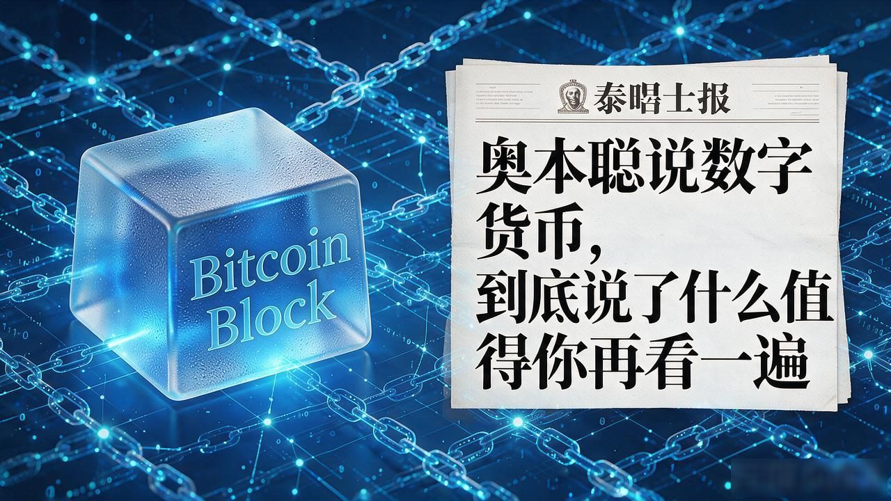 奥本聪说数字货币_数字货币白皮书_奥本聪创世区块