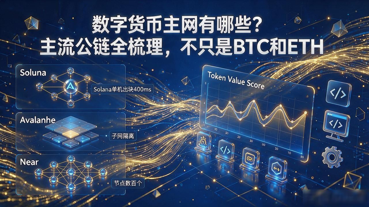 主流公链主网对比_主网和币种的区别_数字货币有哪些主网