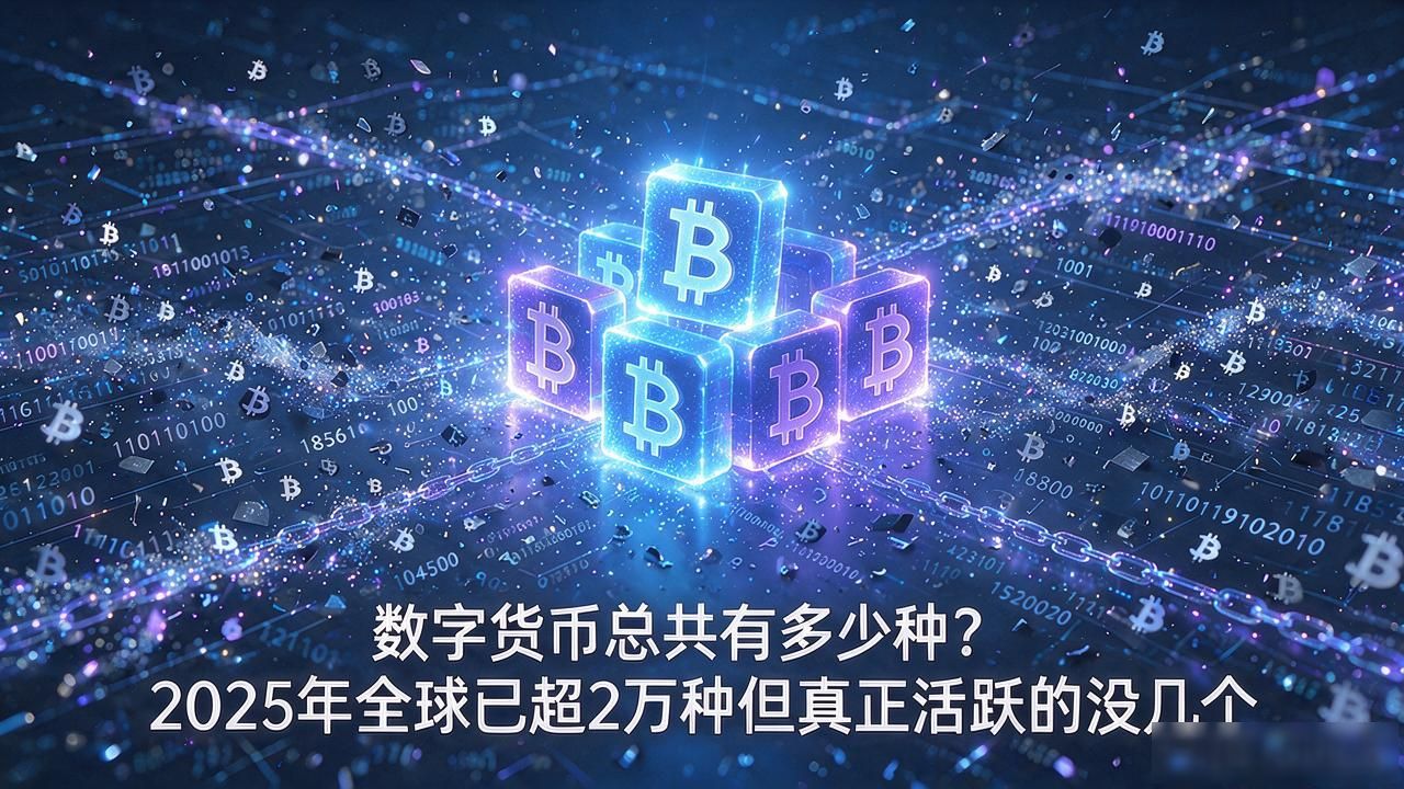数字货币到底有多少种_数字货币总共有多少种_2025年全球加密代币数量统计